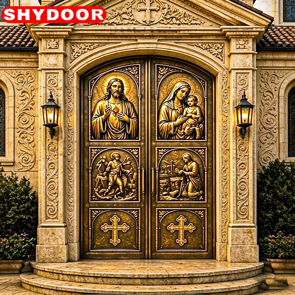 Sacred Family cathedral relief door